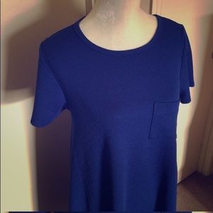 LuLaRoe Carly size L Royal Blue